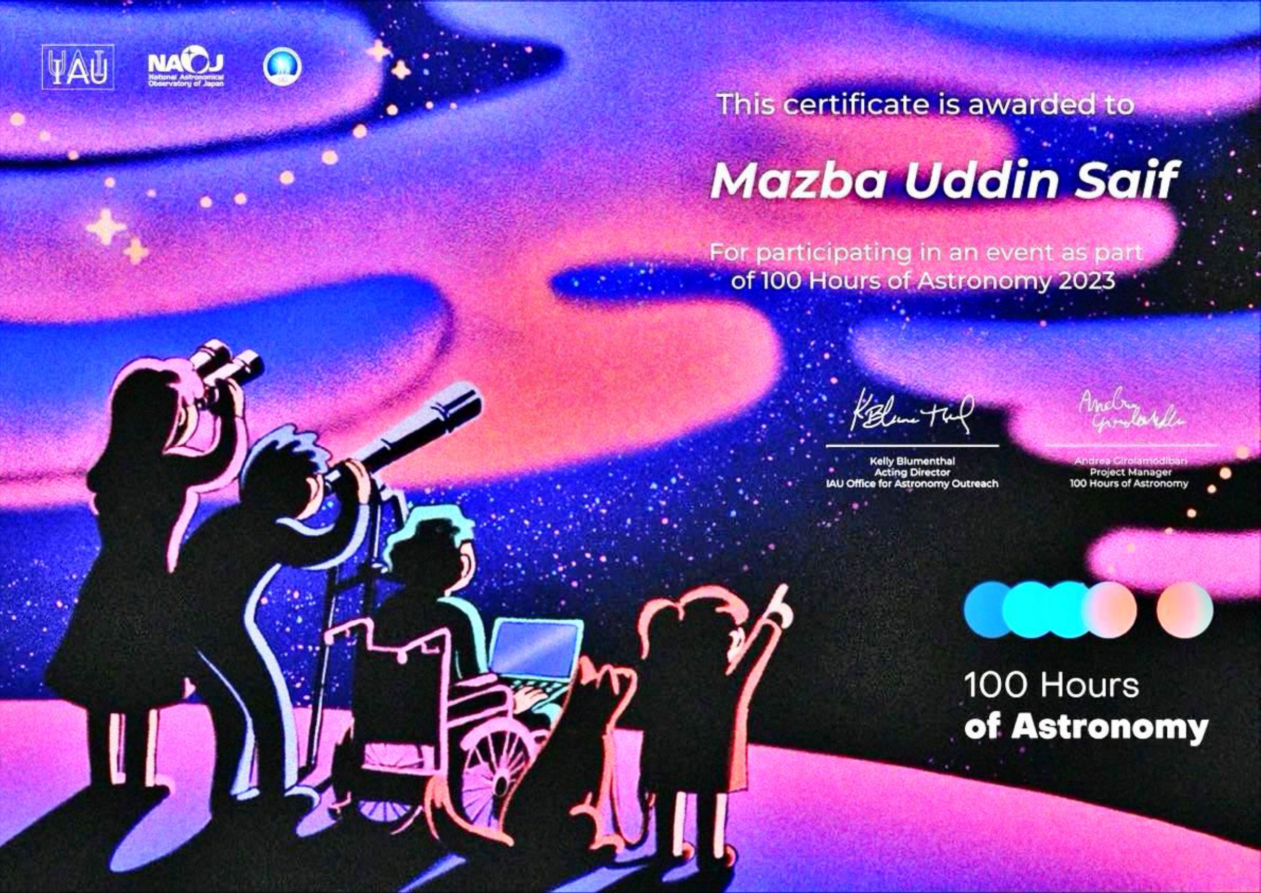 100 Hours of Astronomy 2023
